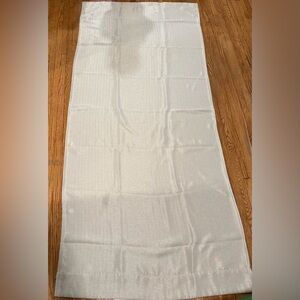 Kelvin-Beige with gold shimmering light filtering curtains 83 x 36.5” panels